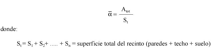 Formula Absorción Media